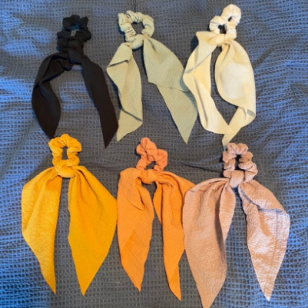 6 Pc Scrunchie Set